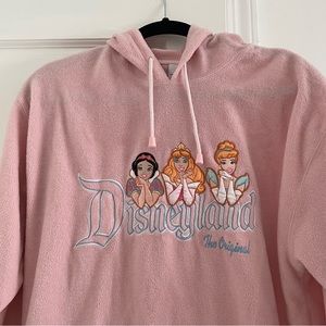 Vintage Disney Princess Pink Hoodie from Disneyland Embroidered